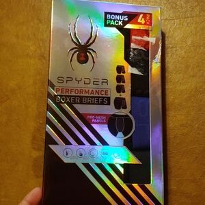 NIB 4 Spyder Performance Boxer Briefs